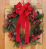 24" Pine and Magnolia Foliage Wreath